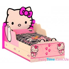 Детская кровать для девочки  "ХЕЛЛО КИТТИ"