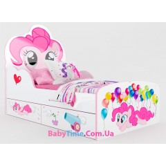 Детская кровать для девочек LITTLE PONY ПИНКИ ПАЙ
