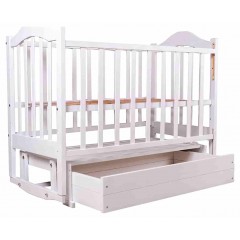 Кроватка Дина опуская боковина с маятником и ящиком BabyRoom 