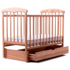 Детская кроватка Наталка с маятником и ящиком  Детская кроватка Наталка с маятником и ящиком