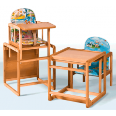 Стульчик трансформер для кормления Маричка (бук) со столешницей Стульчик трансформер для кормления Маричка (бук) со столешницей