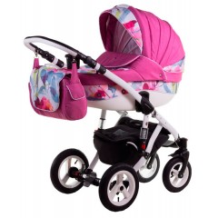Детская универсальная коляска 2 в 1 Adamex Aspena Акварель