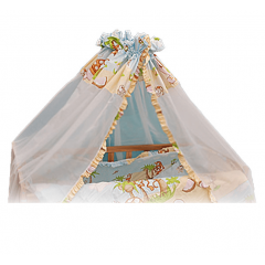 Балдахин на детскую кроватку 3 м вуаль