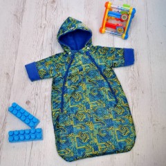 Детский комбинезон - конверт демисезонный "Абстракция" Детский комбинезон - конверт демисезонный "Абстракция"