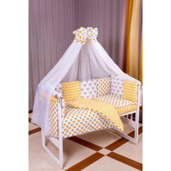 Комплект детского постельного белья Лисички Babyroom 9 элементов Комплект детского постельного белья Лисички Babyroom 9 элементов