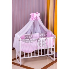 Комплект детского постельного белья Babyroom Бортики Совы 9 элементов Комплект детского постельного белья Babyroom Бортики Совы 9 элементов