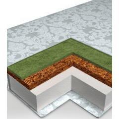 Детский матрас для новорожденного Hollowfiber LUX 10 см Верес