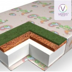 Комфортный детский матрас Junior LUX + 10 см Верес